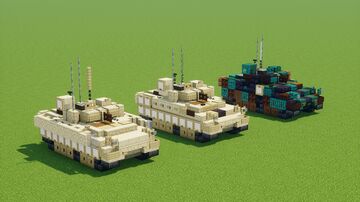 M2A3 Bradley Fighting Vehicle IFV Minecraft Map & Project