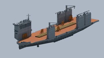 Asahi-class Heavy-lift ship [Fictional] 1.5:1 Minecraft Map & Project