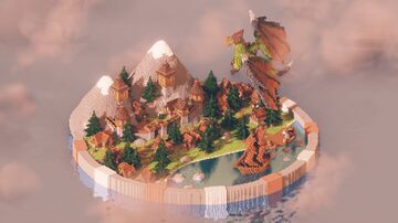 ⚔️PVP ARENA - Snowridge Battle | 250x250⚔️ Minecraft Map & Project
