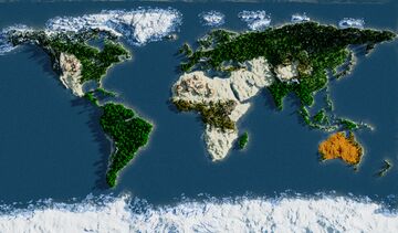 Planet Earth - 3500x2000 [WorldPainter] Minecraft Map & Project