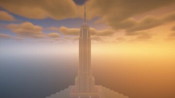 Empire State Building, New York City - 1:1 scale - CUBICCHUNKS Minecraft Map & Project