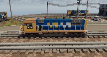 Victorian Railways X class Locomotive (Pacific National Livery) 1:1.5 Scale Minecraft Map & Project