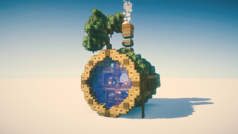 ✨ My Fantasy Circular Medieval House – Full Interior (Free Schem!) ✨