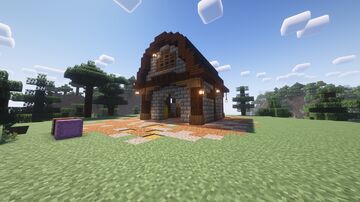 Survival Farm Storage Barn Minecraft Map & Project
