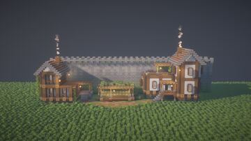Medieval Bundle – Two Houses & Castle Wall (Free Download!) Minecraft Map & Project