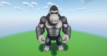 Minecraft Gorilla Statue Minecraft Map & Project