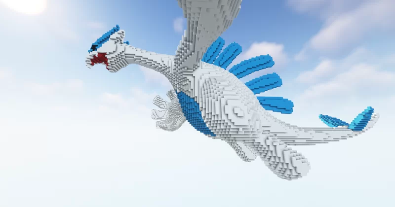 Minecraft Pokémon Lugia Statue DOWNLOAD Minecraft Map