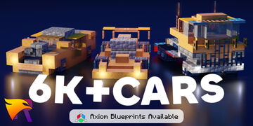 Car Pack | 6000+ Assets! [FREE DEMO] Minecraft Map & Project