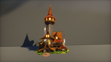 Medieval Fantasy Blacksmith I Full interiors I Smelting, enchant, chest rooms I Download Minecraft Map & Project