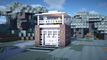 Pale Oak Starter House (Free on Patreon, +Tutorial) 🏡#1.1 Minecraft Map & Project