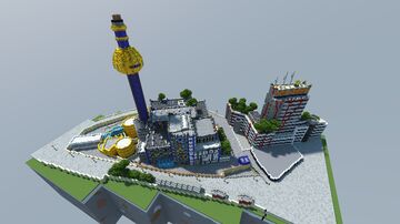 ViennaCraft Spittelau Minecraft Map & Project