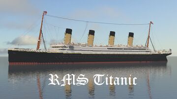 Ocean liner RMS Titanic Minecraft Map & Project