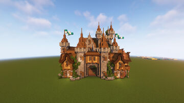 (Free Version) Medieval Survival Castle Minecraft Map & Project