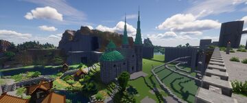 The Cathedral of Mont-en-Ciel Minecraft Map & Project
