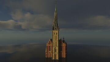 St. Lambertus Basilika (Basilica, Church), Düsseldorf, Germany Minecraft Map & Project