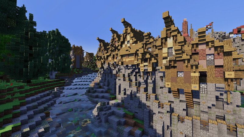 ⚔️Minecraft Medieval City HelmStein⚔️
