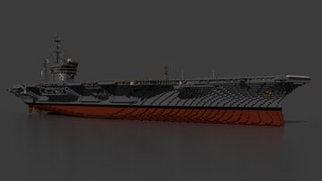 USS Harry S. Truman (CVN-75) | 1:1 Scale Minecraft Map & Project