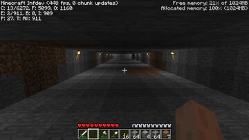 cool infdev map (go straight from spawn like 100 ish blocks to find my tiny base) Minecraft Map & Project