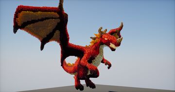 Fire Dragon Minecraft Map & Project