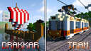 5 Minecraft Transport Ideas 🚋🚁🛶🚗 Minecraft Map & Project
