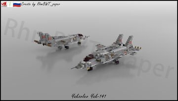 Minecraft [1.5:1] YAK-141 Minecraft Map & Project