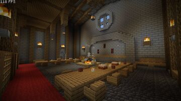 Dining Hall (Community Castle Jam) Minecraft Map & Project