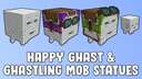 Happy Ghast & Ghastling Mob Statues Minecraft Map & Project