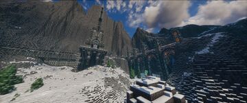 Glacialis : L'Entrée des Ombres (3000x3000) Minecraft Map & Project