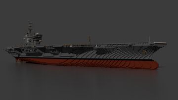 USS George H. W. Bush (CVN-77) 1:1 Scale Minecraft Map & Project