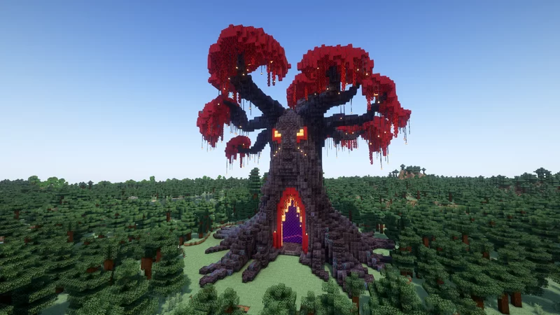 Minecraft Evil Tree Nether Portal - 18960981 Minecraft Portal L.webp