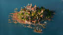 Amaryllis, The three castles medieval fantasy spawn city Minecraft Map & Project