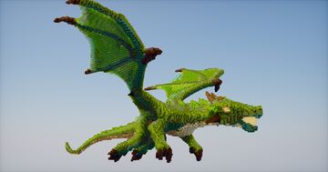 Emerald Dragon Minecraft Map & Project