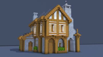 Medieval House – Fully Decorated Interior | Download Minecraft Map & Project
