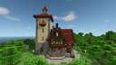Half Timbered House #2 ⬇️ (Java/Bedrock/Schematic/Litematic) Minecraft Map & Project