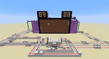 PONG by Bertoxx v3 - NOW WITH 2 PLAYERS MODE! Minecraft Map & Project