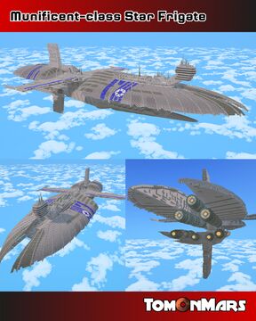 Munificent-class Star Frigate (1:1 + interior) Minecraft Map & Project