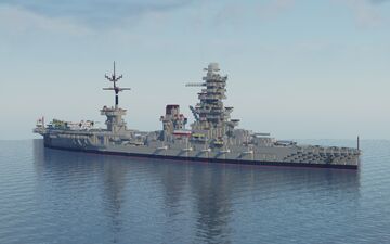 IJN Ise (Full interior) hybrid Minecraft Map & Project
