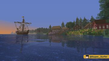 french medieval fishing village Minecraft Map & Project