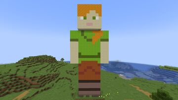 Alex Trailer Statue | Free Download Minecraft Map & Project