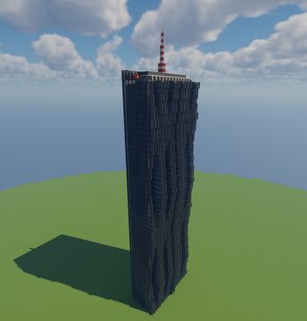 DC Tower 1 1:1 Minecraft Map & Project