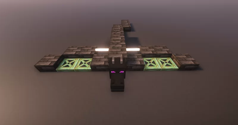 Ender Dragon Rug Decor Minecraft Map
