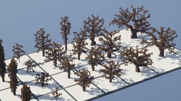 Realistic Winter Vegetation Starter Pack [Free Sample Pack Included] Minecraft Map & Project