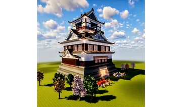 The Japanese Kiyosu Castle | Minecraft Timelapse Minecraft Map & Project