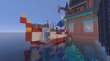 The SS Linebeck ( from Zelda ) Minecraft Map & Project