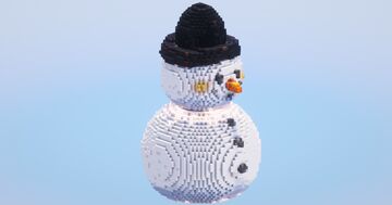 Snowman Minecraft Map & Project