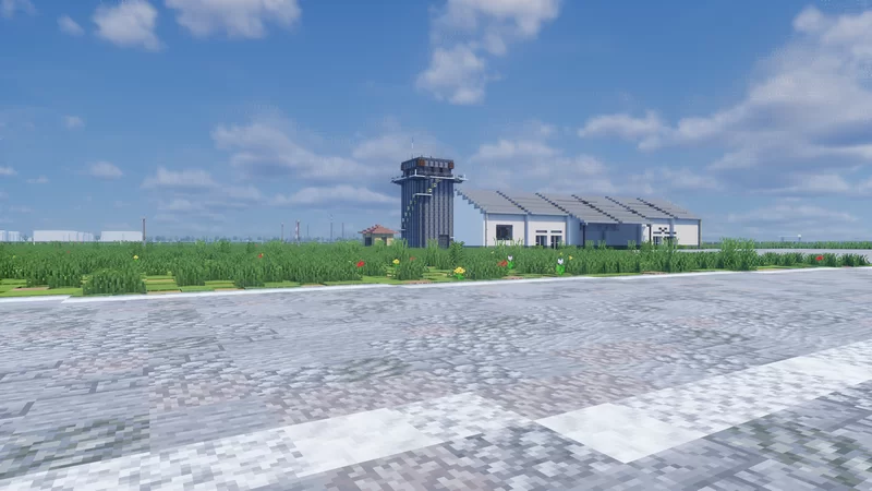 Small decomissioned airport Minecraft Map