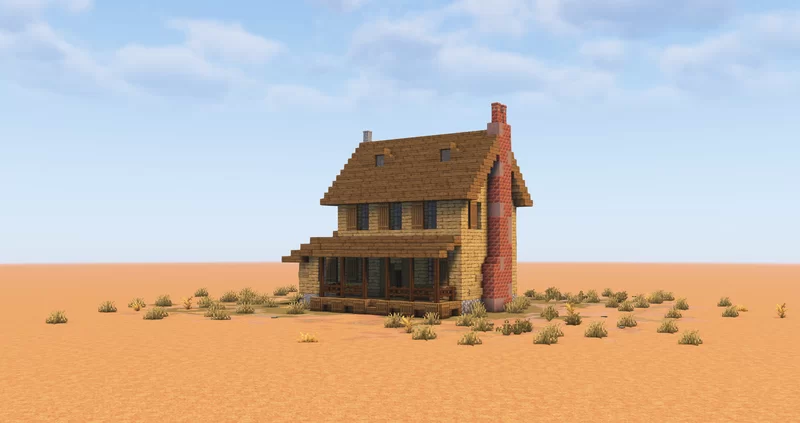 Minecraft - Wild West - Farmhouse