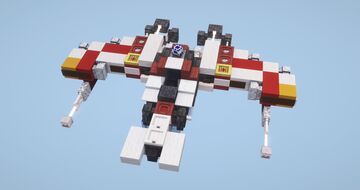Star Wars the Old Republic: Galactic Republic - Liberator Class Starfighter (1:1) Minecraft Map & Project