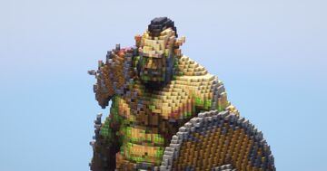 Orc warrior Minecraft Map & Project