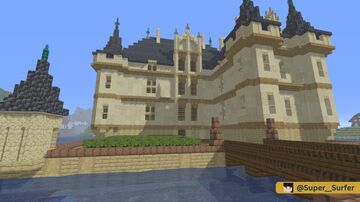 Château Azay-le-Rideau - french medieval castle Minecraft Map & Project